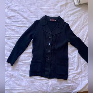*Comptoir des Cotonniers* Wool Black Jacket/Cardigan